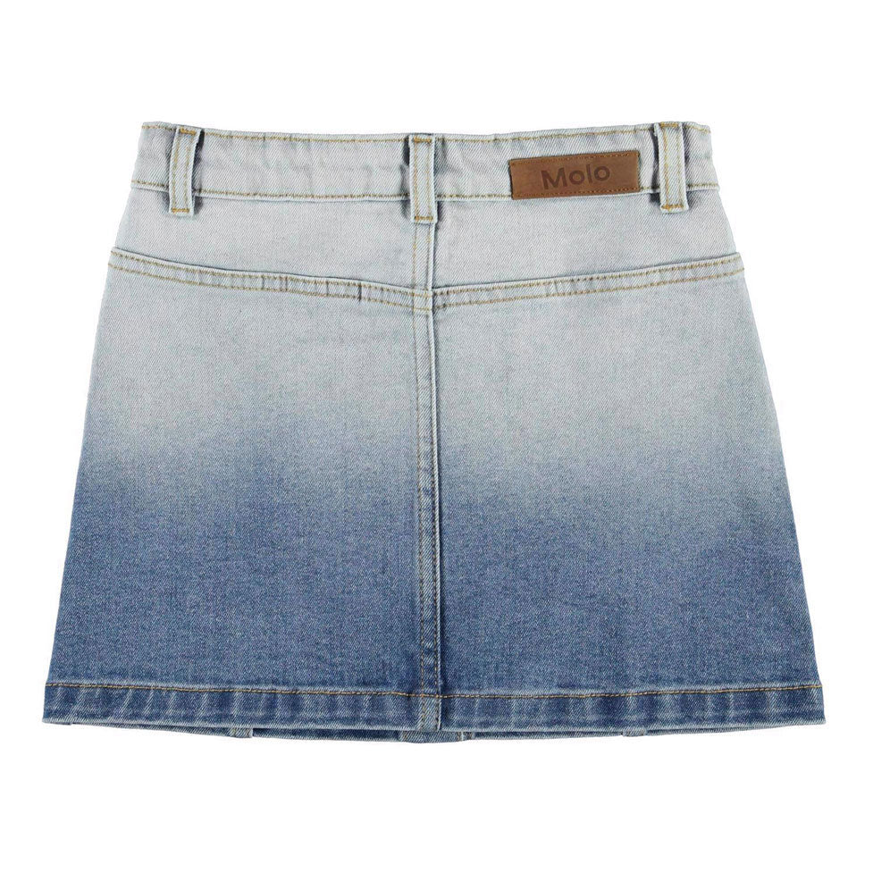 Molo Faded Blue Denim Bera Skirt