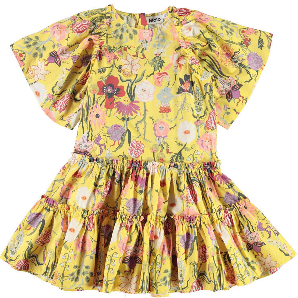 Molo Dancing Flowers Cat Dress
