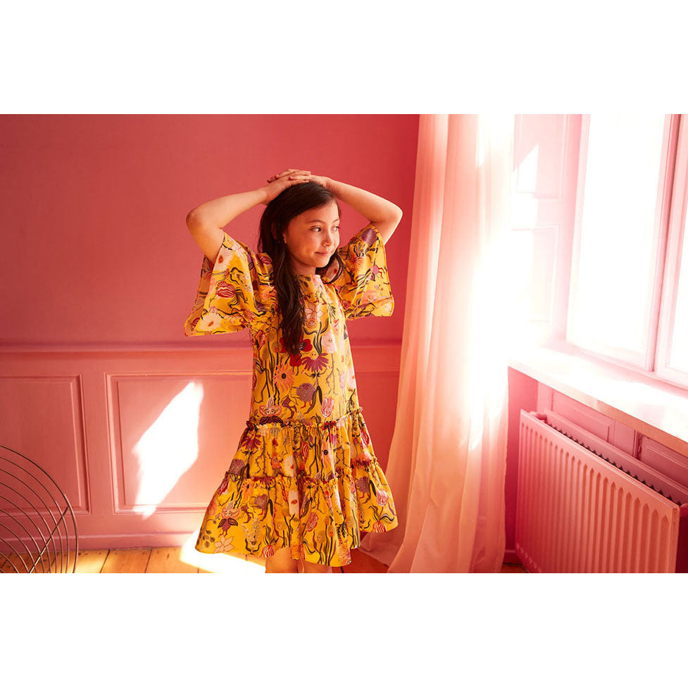 Molo Dancing Flowers Cat Dress