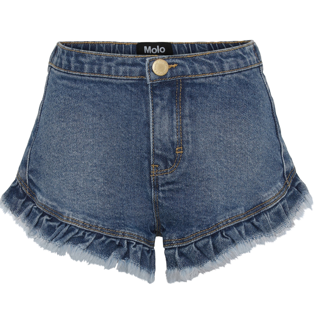 Molo Retro Blue Denim Agnetha Shorts