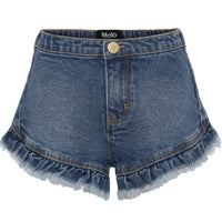 Molo Retro Blue Denim Agnetha Shorts