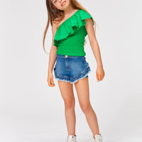 Molo Retro Blue Denim Agnetha Shorts
