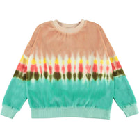 Molo Tie Dye Stripe Mika Sweatshirt