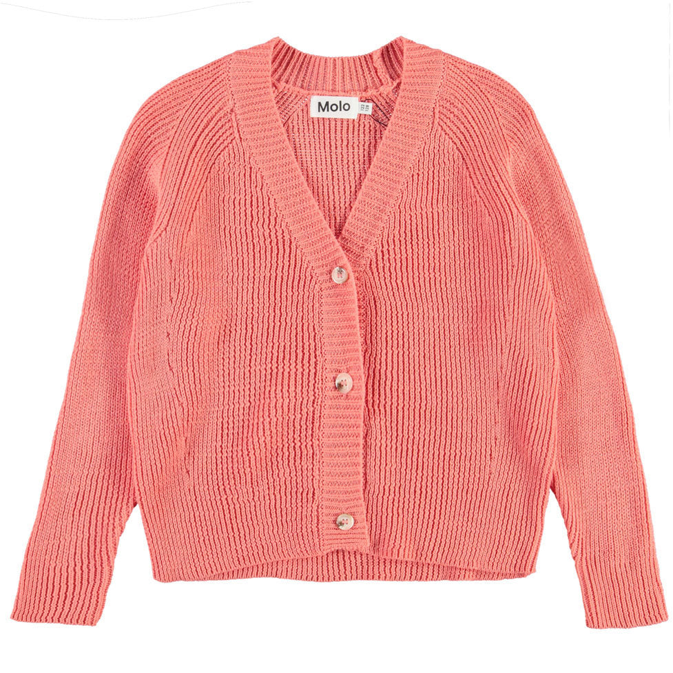 Molo Warm Coral Gilda Cardigan