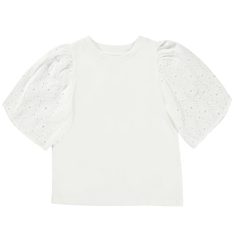Molo White Ritza Short Sleeves Tee