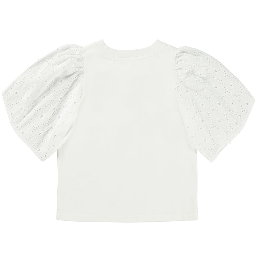 Molo White Ritza Short Sleeves Tee