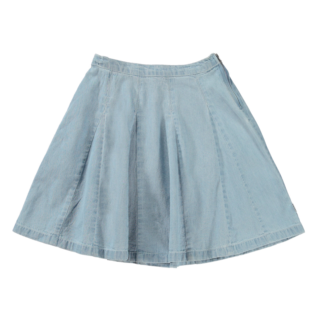 Molo Light Washed Blue Berthe Skirt