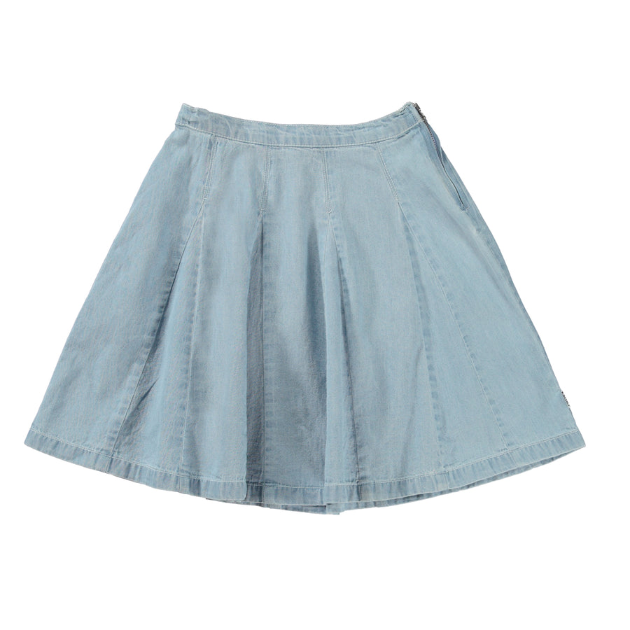 Molo Light Washed Blue Berthe Skirt