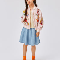Molo Light Washed Blue Berthe Skirt
