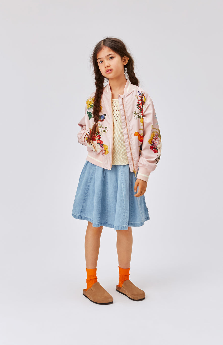 Molo Light Washed Blue Berthe Skirt