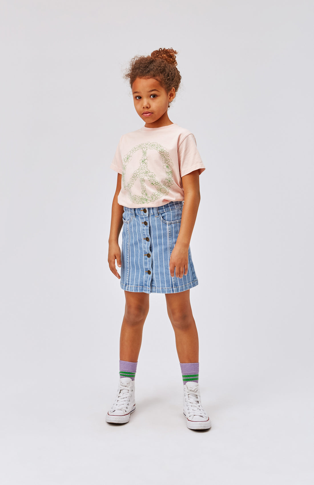 Molo Vertical Stripes Bera Skirt