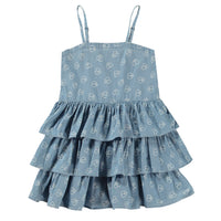 Molo Love Peace Blue Crystal Dress