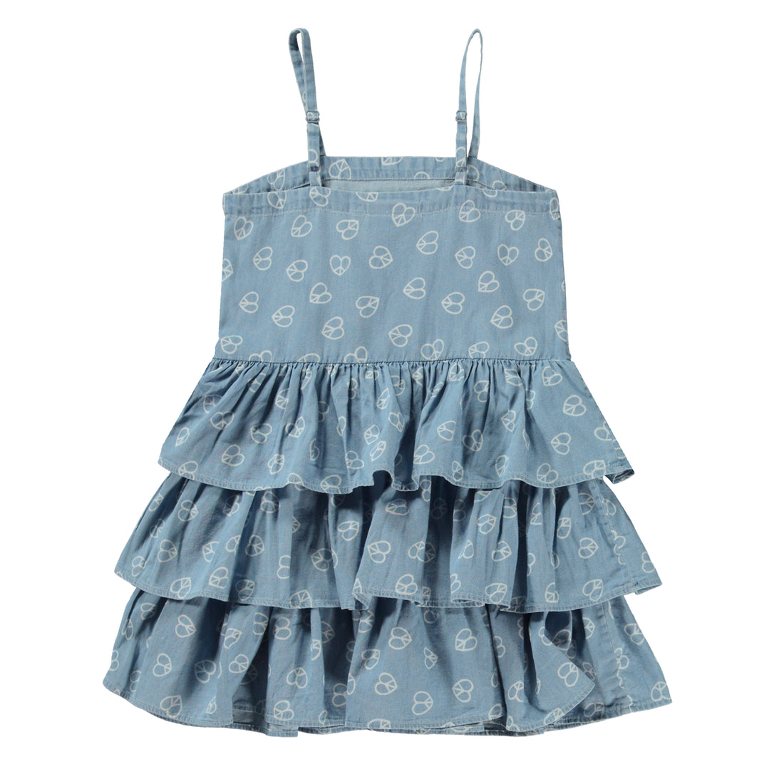 Molo Love Peace Blue Crystal Dress