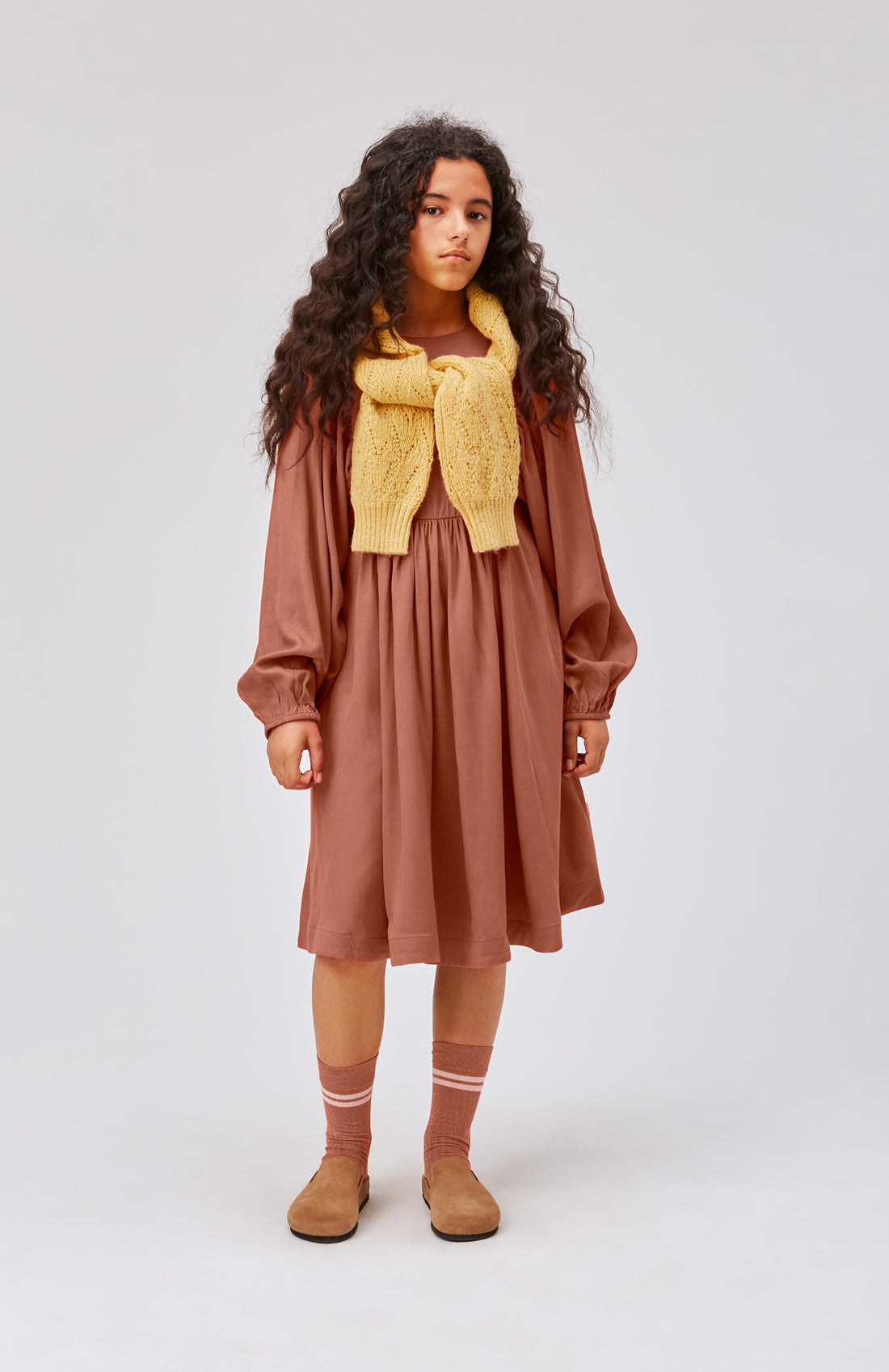 Molo Terracotta Caly Ls Dress