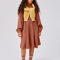 Molo Terracotta Caly Ls Dress