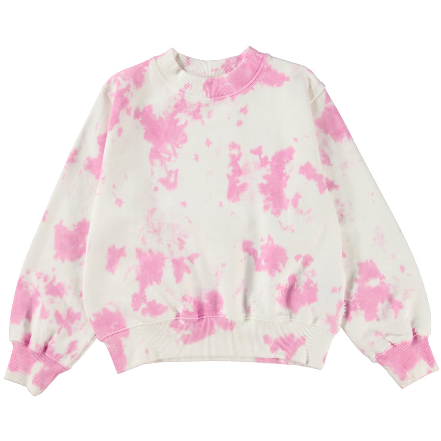 Molo Pink Tie Dye Marge Sweatshirt