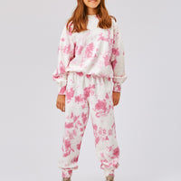 Molo Pink Tie Dye Marge Sweatshirt