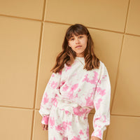 Molo Pink Tie Dye Marge Sweatshirt