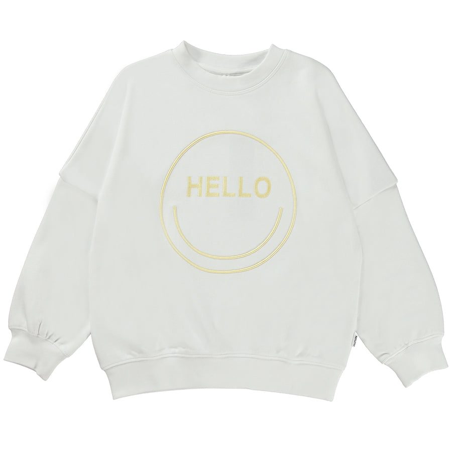Molo White Marika Sweatshirt