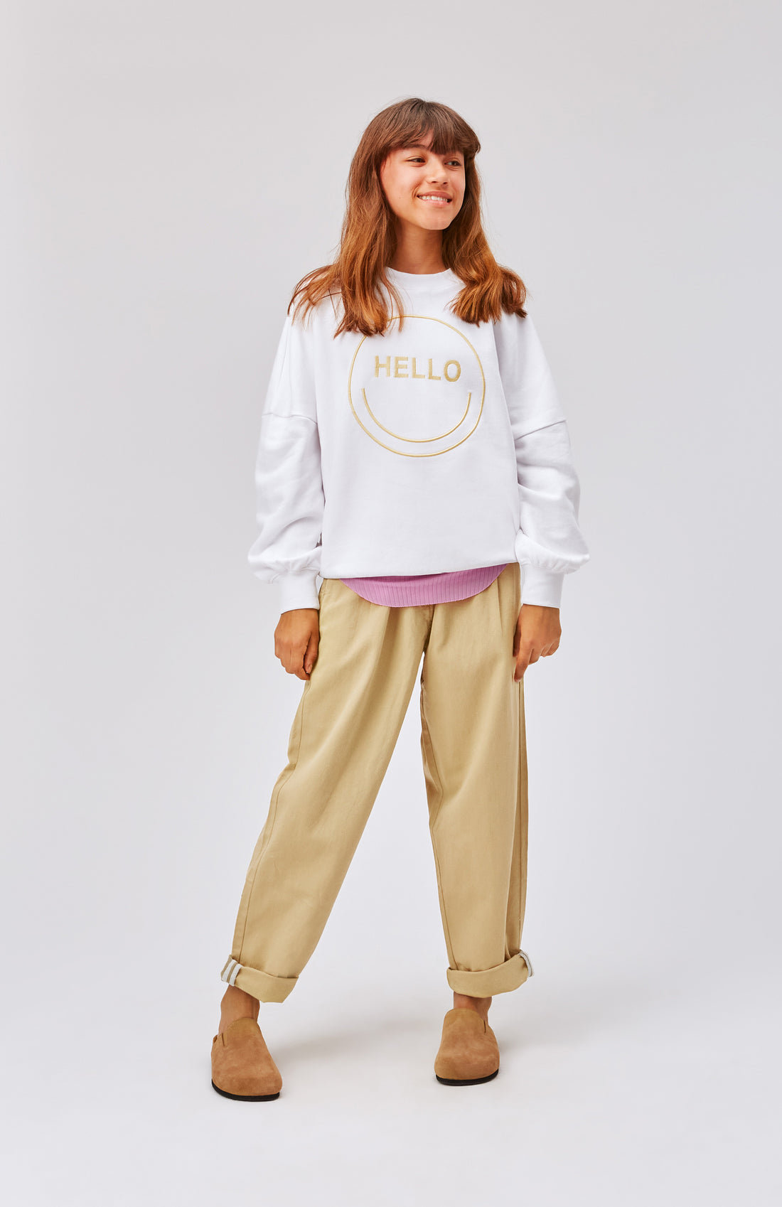 Molo White Marika Sweatshirt