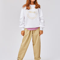 Molo White Marika Sweatshirt