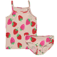 Molo Strawberries Mini Janice Set Strap Top & Panties