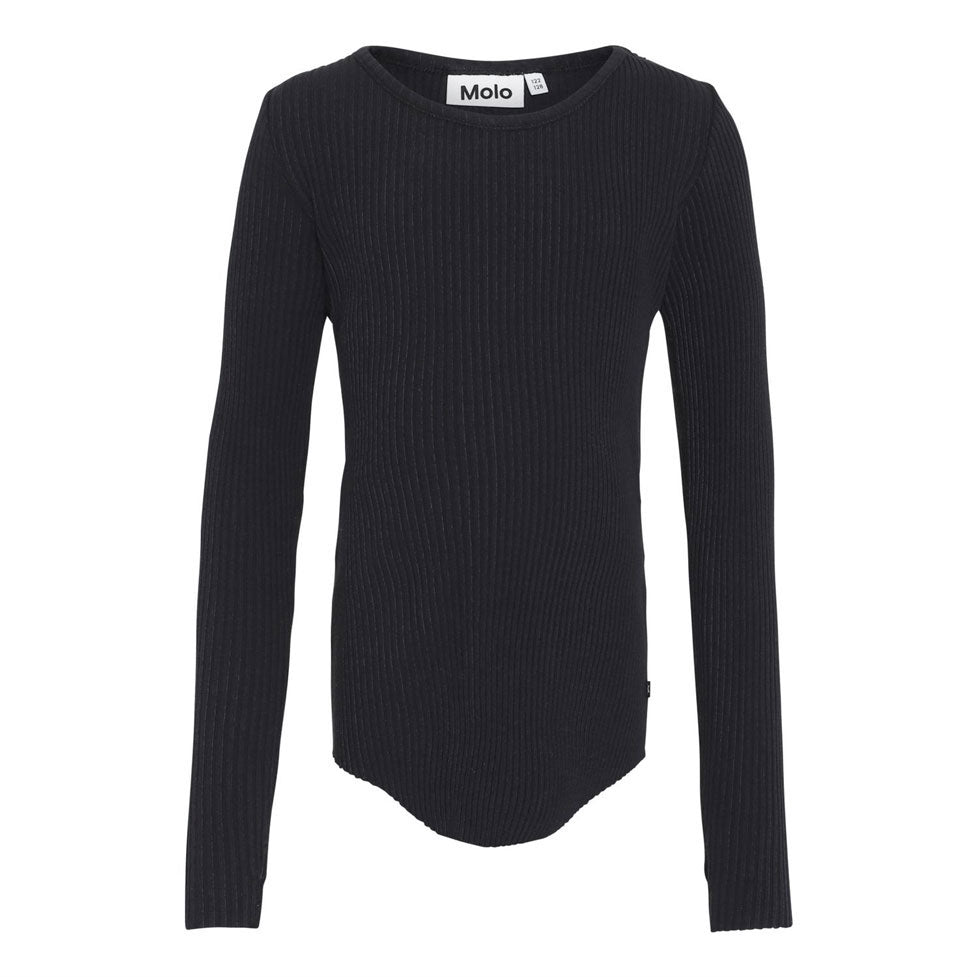 Molo Black Brick Rochelle 2-Pack Long Sleeves T-Shirt