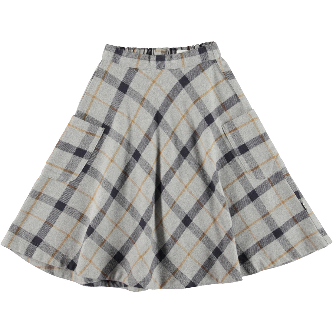 Molo Petals Check Becca Skirt