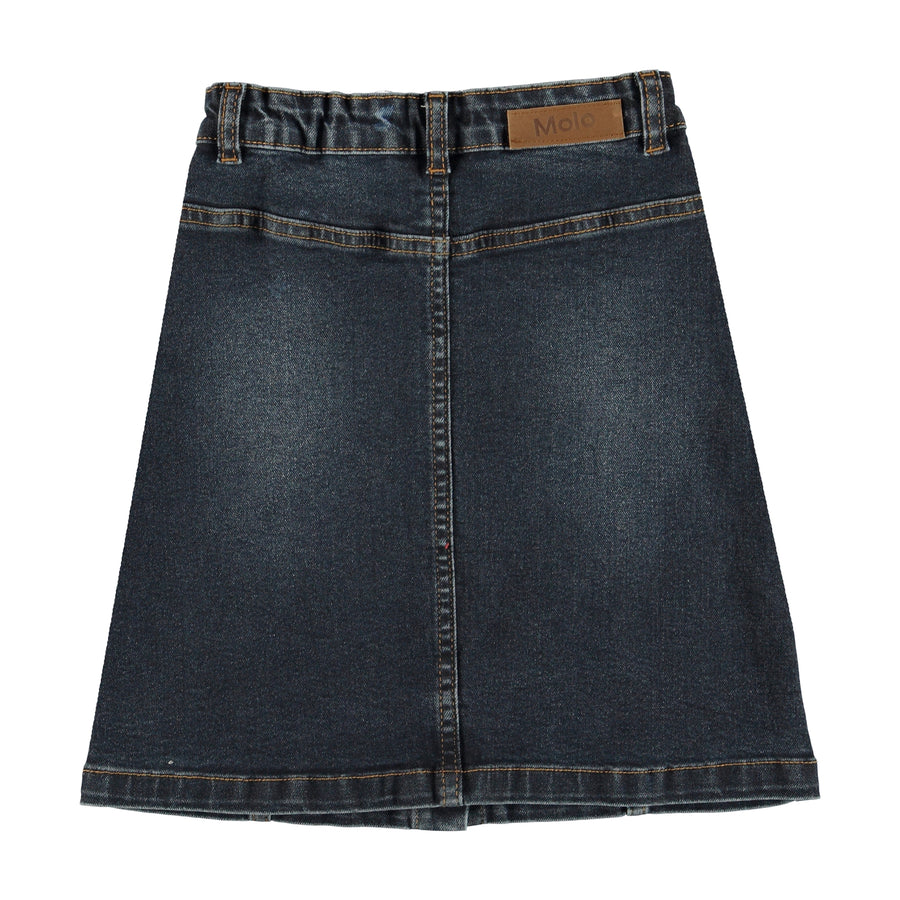 Molo Ink Blue Denim Britney Skirt