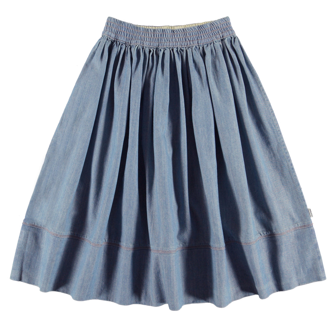 Molo Washed Denim Blue Bree Skirt