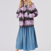 Molo Washed Denim Blue Bree Skirt