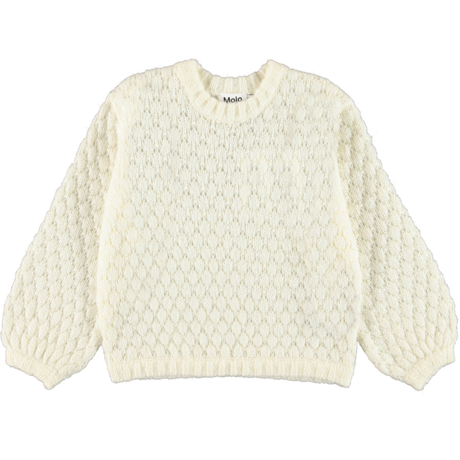 Molo Pearled Ivory Gulia Sweater