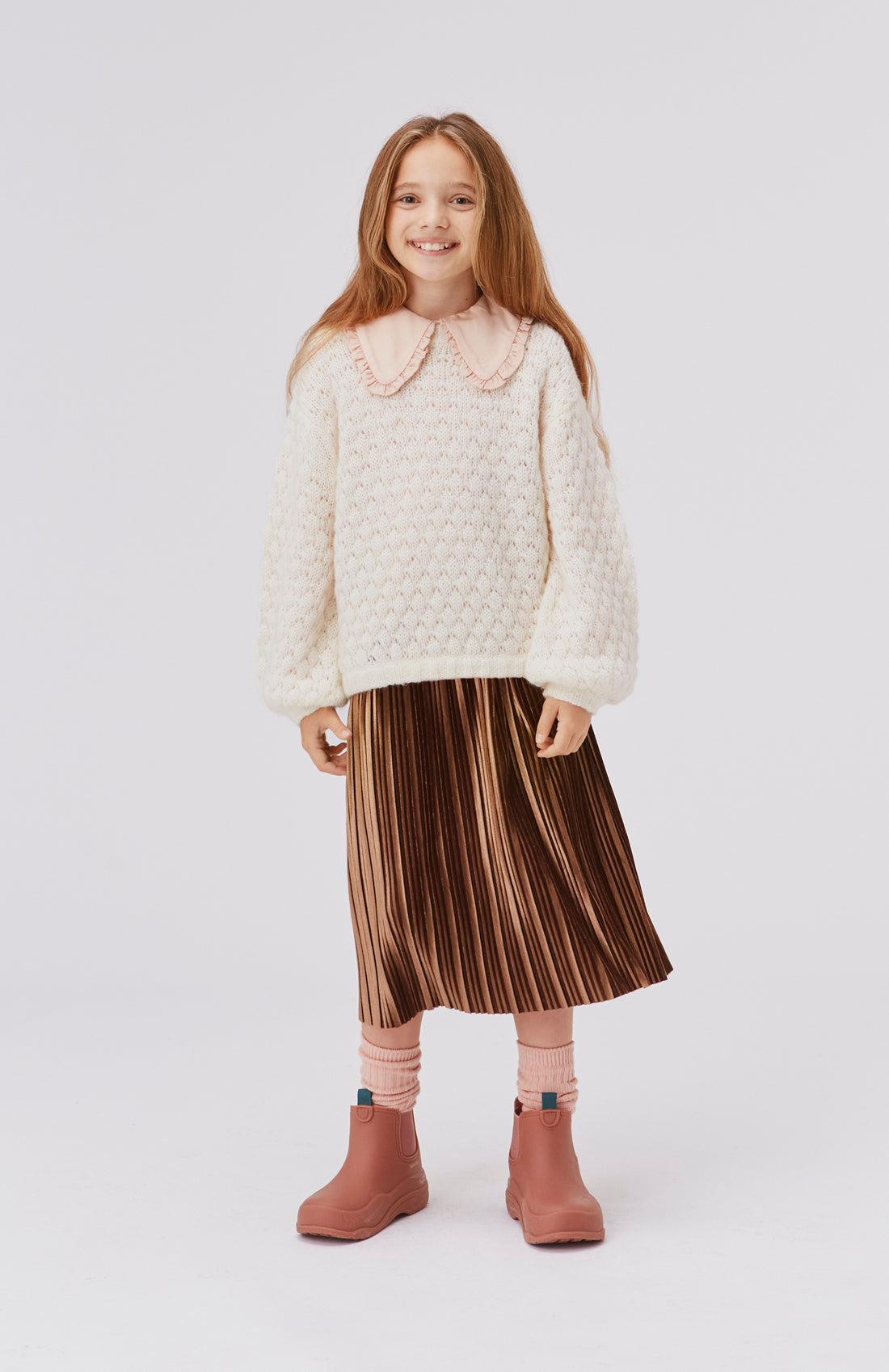 Molo Pearled Ivory Gulia Sweater