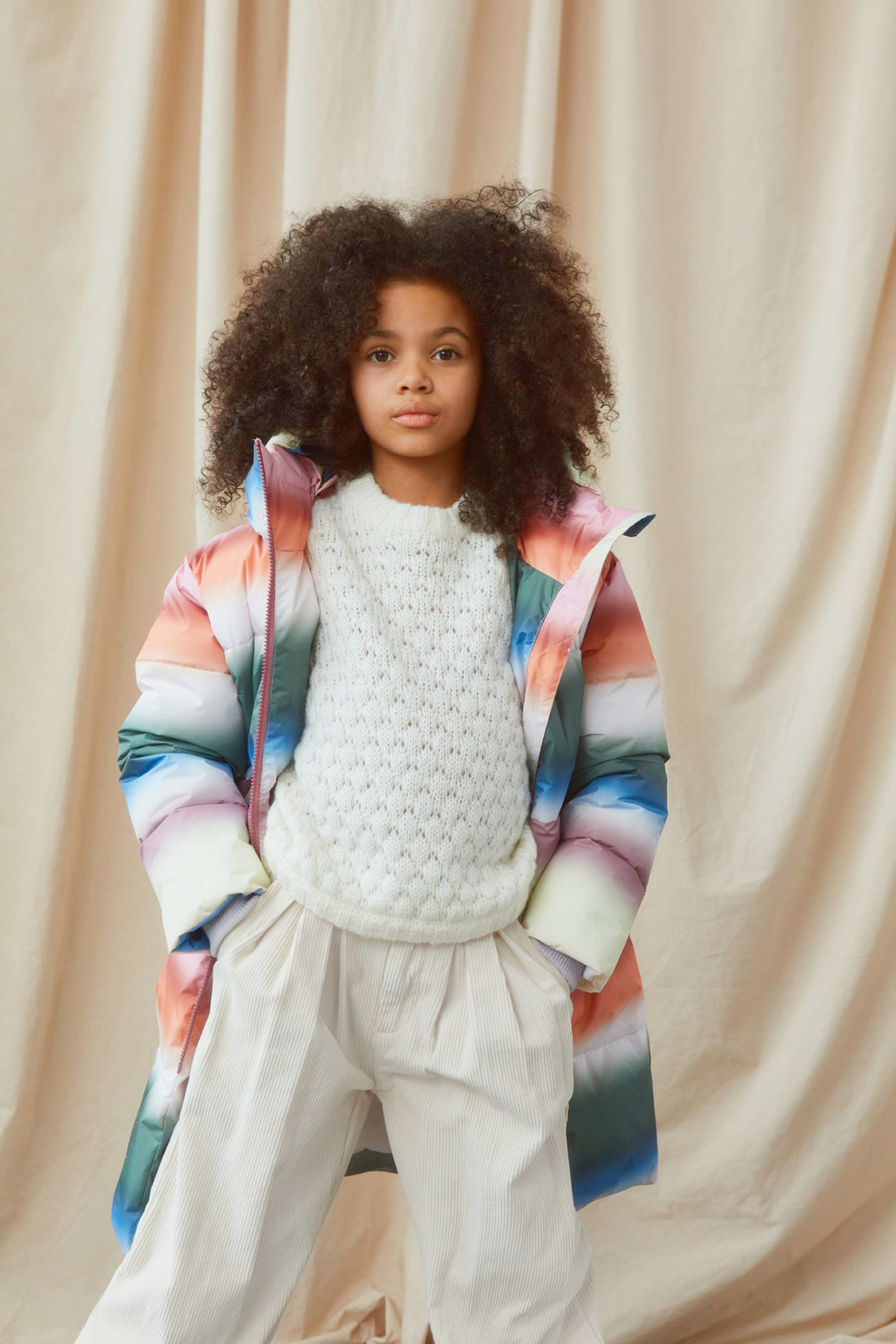 Molo Pearled Ivory Gulia Sweater