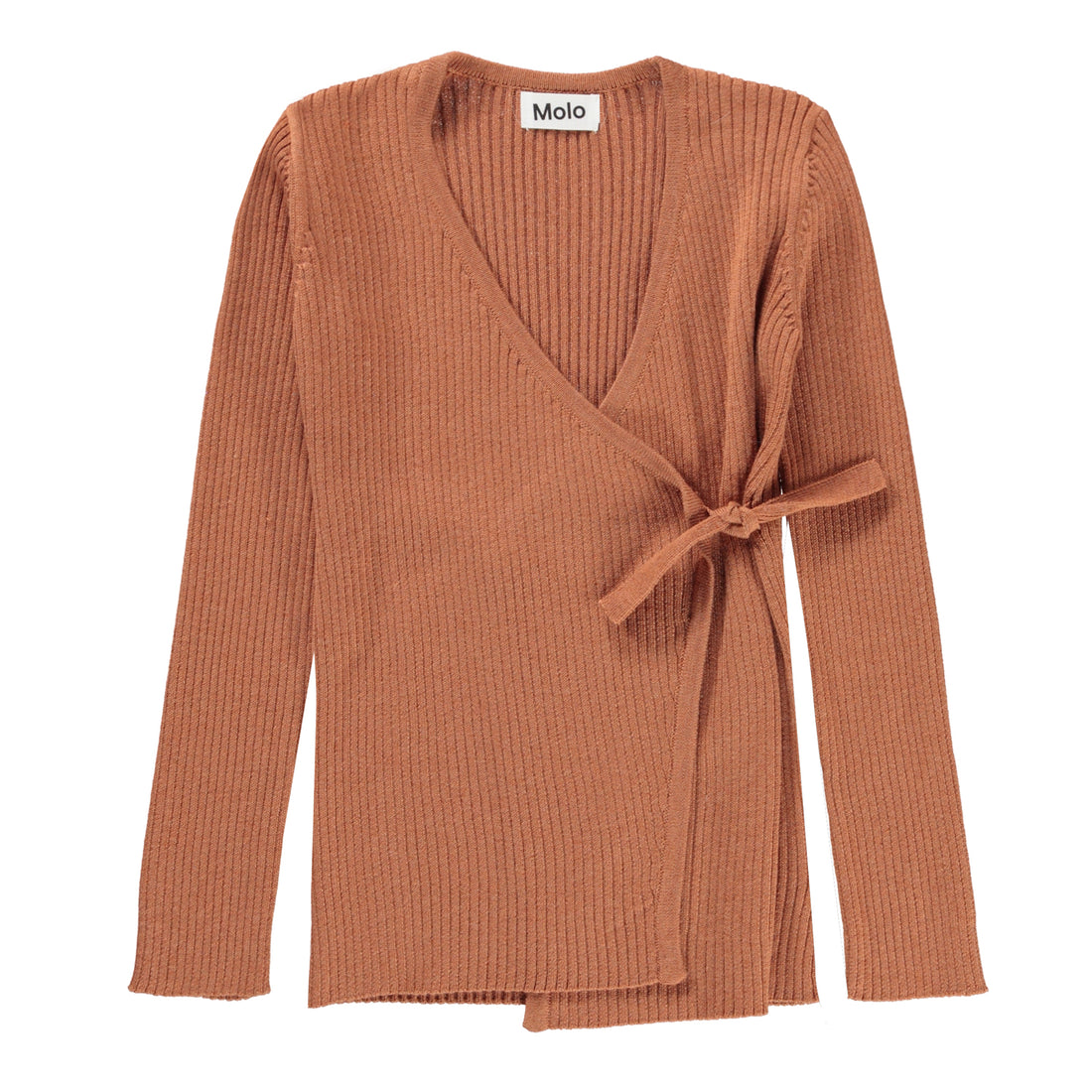 Molo Rose Mist Gwyn Wrap Sweater