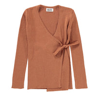Molo Rose Mist Gwyn Wrap Sweater