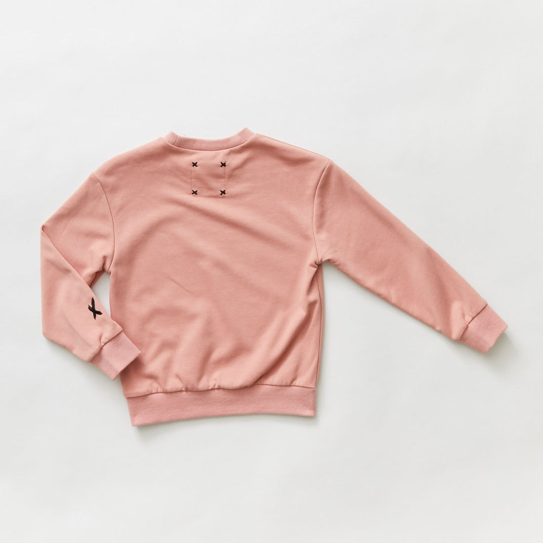 Hey kid Salmon Sun Logo Sweatshirt