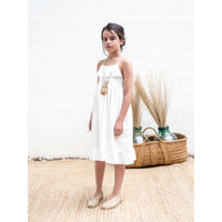 Belle Chiara Cream Lace Detailed Dress