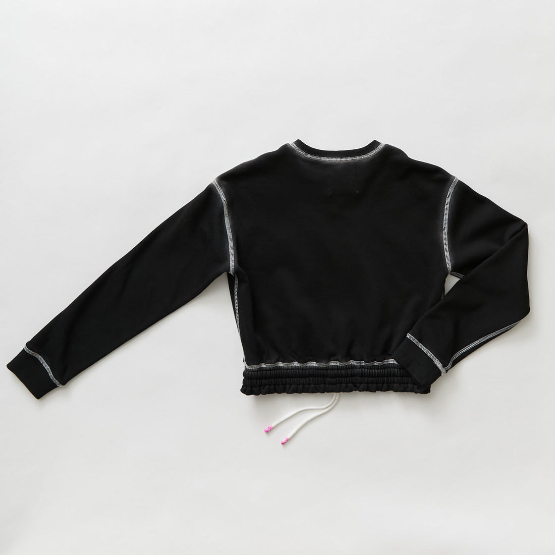 Hey kid Black Embossed Sweatshirt