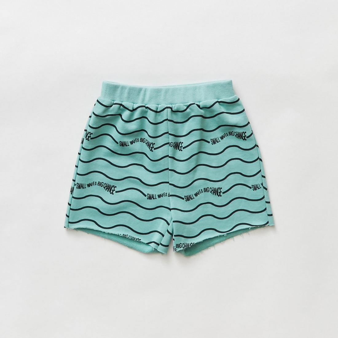 Hey kid Sage Sun Logo Shorts
