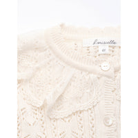 Louisiella Radie Knit Cardigan  Cream