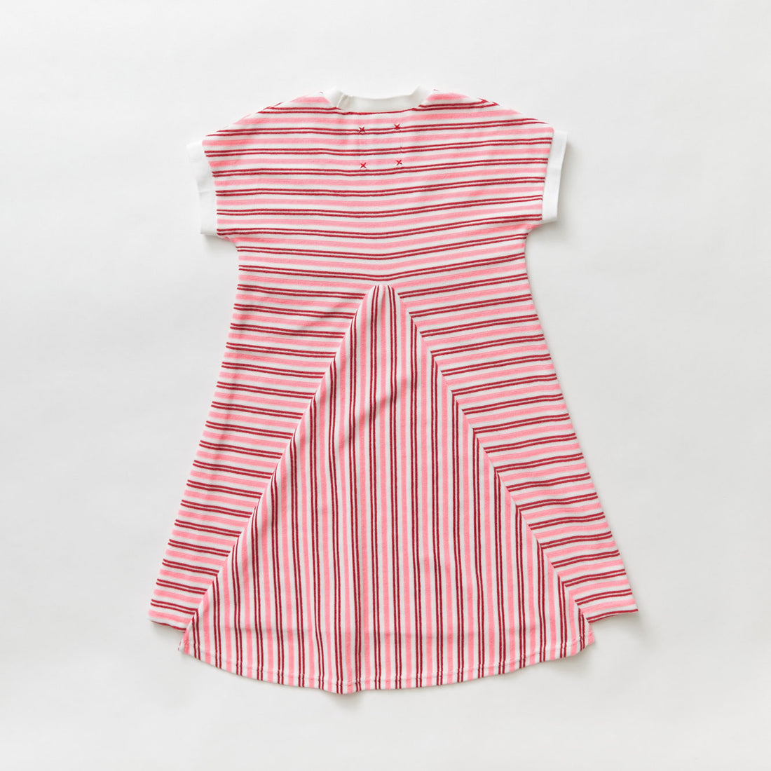 Hey kid Pink Striped Terry Dress