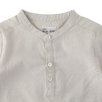 Bene Bene  Beige Check Pale Check Shirt