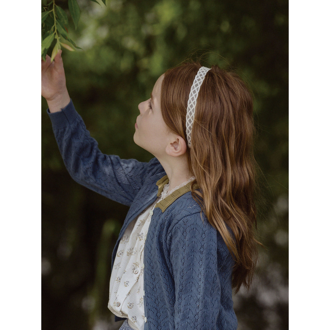 Louisiella Abel Knit Cardigan- Blue