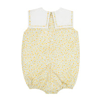 Kidiwi Yellow Flower Print Viperine Romper