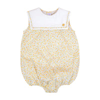 Kidiwi Yellow Flower Print Viperine Romper