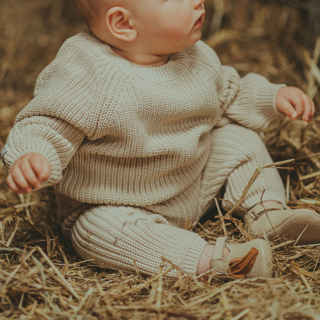 Donsje  Champagne Luca Baby Trousers