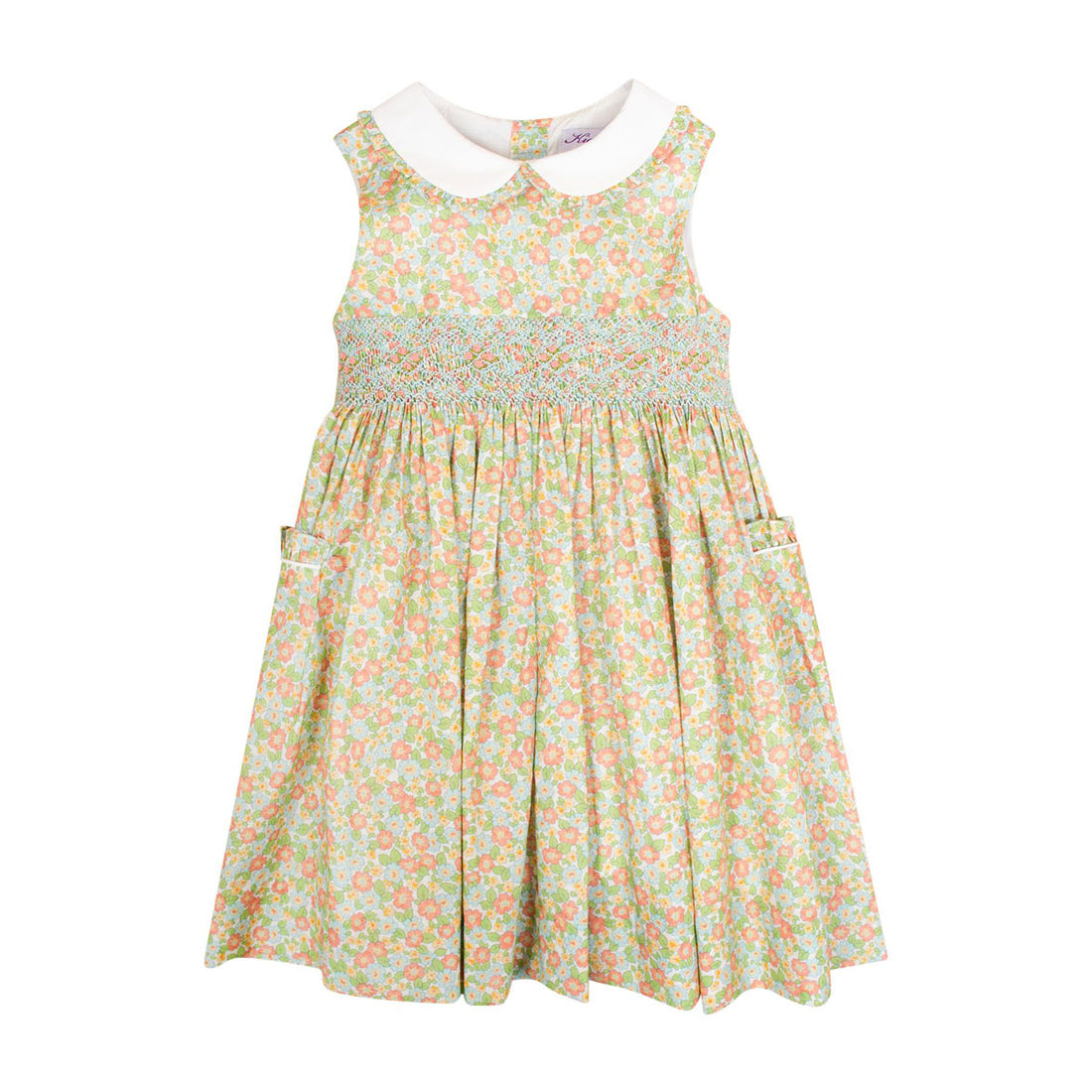 Kidiwi Powerty Flower Print Ixia Sleeveless Dress
