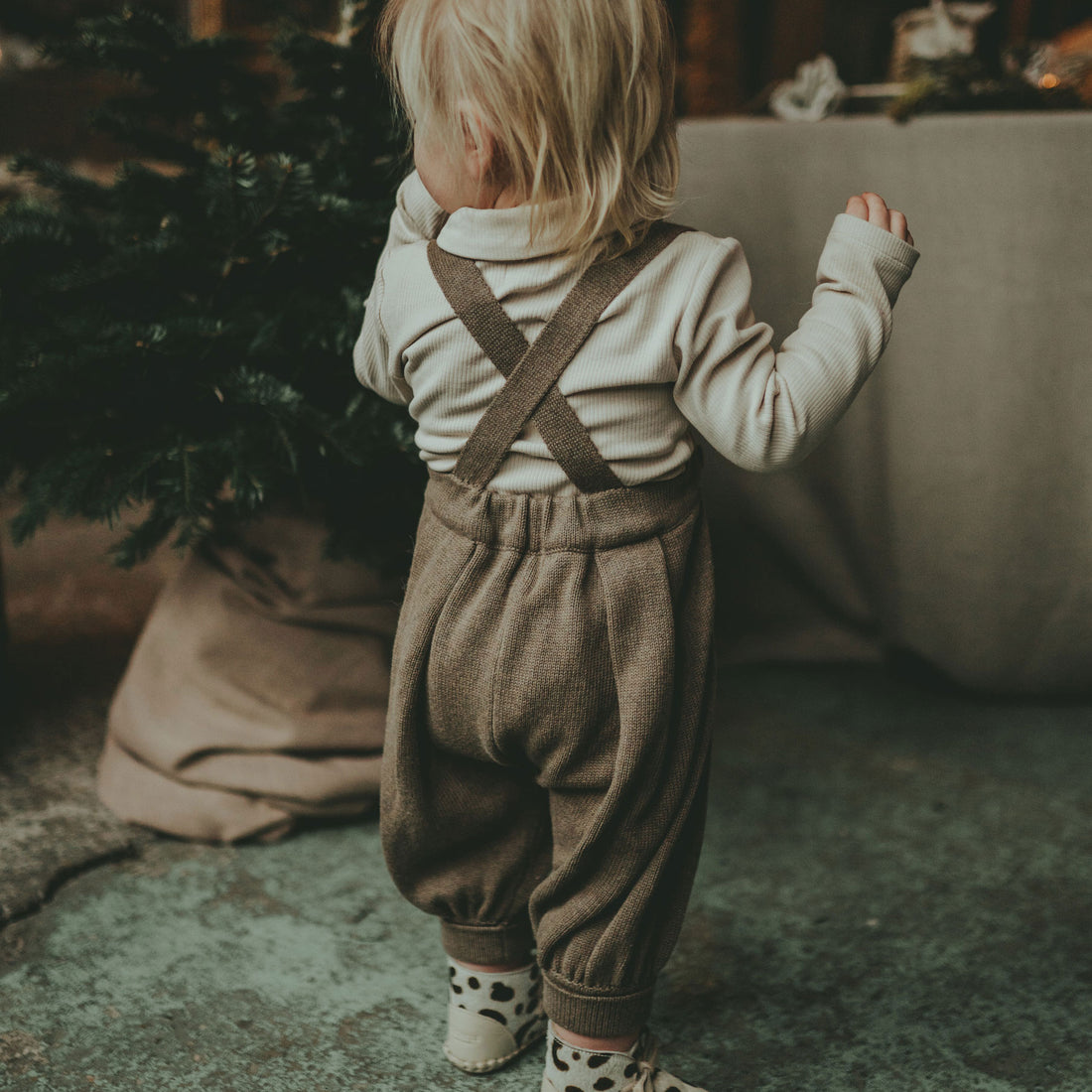 Donsje Forest Brown Melange Lourence Trousers