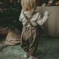 Donsje Forest Brown Melange Lourence Trousers